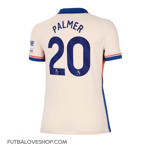 Dres Chelsea Cole Palmer #20 Preč pre Ženy 2024-25 Krátky Rukáv